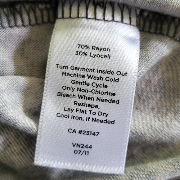 Talbots Cheetah Cowl Neck Shortsleeve Stretch Top - Picture 9 of 9